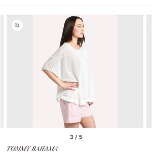 Tommy Bahama  Knit Top cedar weekend poncho navy color